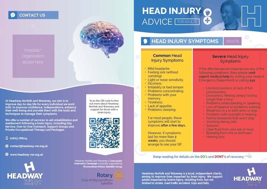 Head Injury Advice Leaflet